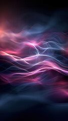 Obraz premium Futuristic Soft Light Waves