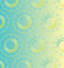 This is simple and vector mandala background and it is editable.