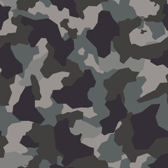 SEAMLESS GEOMETRIC PATTERN. Abstract camo. Excellent print for vinyl and decal. Vector illustration
