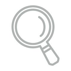 Search Vector Line Grey Icon Design