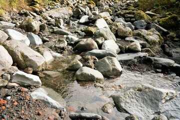 waterfall in the Mountain, The Wilkies Pools on Mount Taranaki