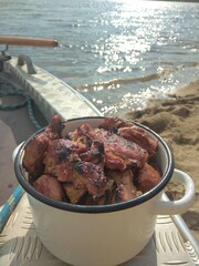 kebabs, grill, meat