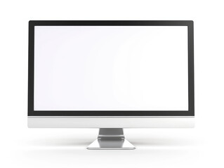 Fototapeta premium High-Resolution Monitor on White Background, Sleek Modern Design