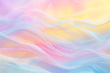 Fototapeta premium Holographic abstract background, pastel rainbow colors, 
