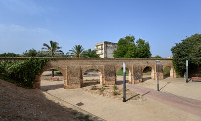Aqueduct Park in the city of Paterna