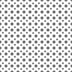 Mandala pattern black and white