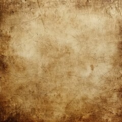 Obraz premium Worn Brown Paper Texture with Fine Cracks and Scratches