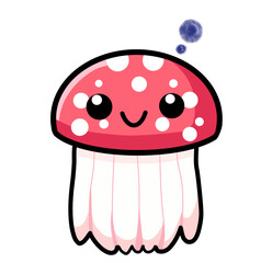 cartoon mushroom