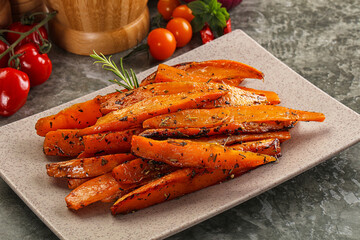 Baked batat with with spices