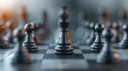 Digital art depicting management and defense strategy integration, management, creativity, innovative solutions