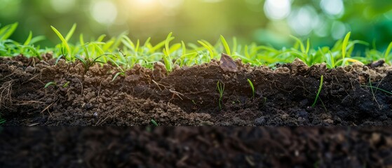 Fototapeta premium The concept of World Soil Day 