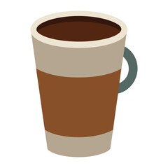 Coffee cup logo icon vector illustration.
