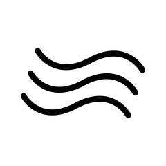 Fototapeta premium Wave Icon Vector Symbol Design Illustration