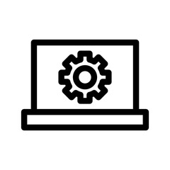 Online Service Icon Vector Symbol Design Illustration