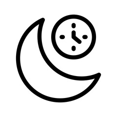 Fototapeta premium Night Icon Vector Symbol Design Illustration
