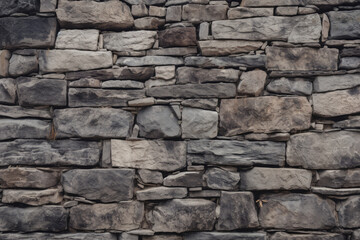 Obraz premium Processed collage of old medieval stone wall texture in daylight. Background for banner