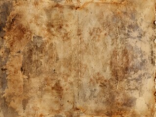 Aged Paper with Cracks and Stains