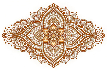 alpona and mehndi lace design,white background