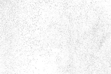 Distressed black texture. Old paper. Dark grainy texture on white background. Dust overlay textured. Grain noise particles. Grunge design elements. Vector illustration, EPS 10.	
	
