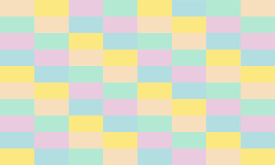 seamless pattern with colorful squares, pastel Green blue pink yellow stair step of rectangular block repeat pattern, replete image, design for fabric printing, patter print, square
