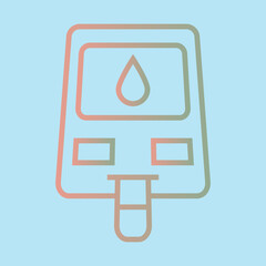 Glucometer icon Design