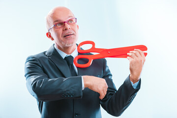 Hypocritical accountant presents cuts as pleasant violin