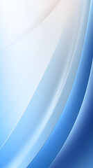 Digital technology blue and white curve lines abstract graphic poster background with generative