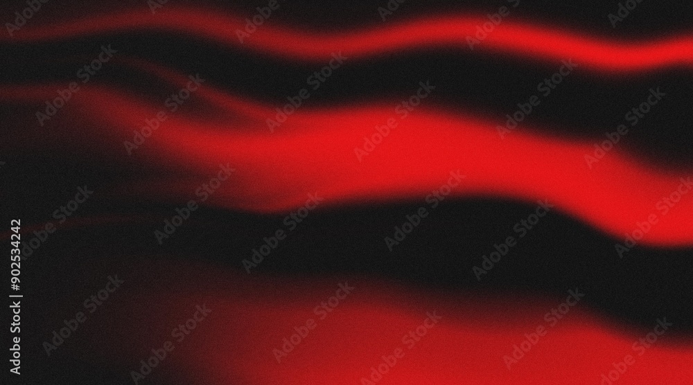 Fototapete abstract black and red waves for backgrounds chromatic flow abstract waves