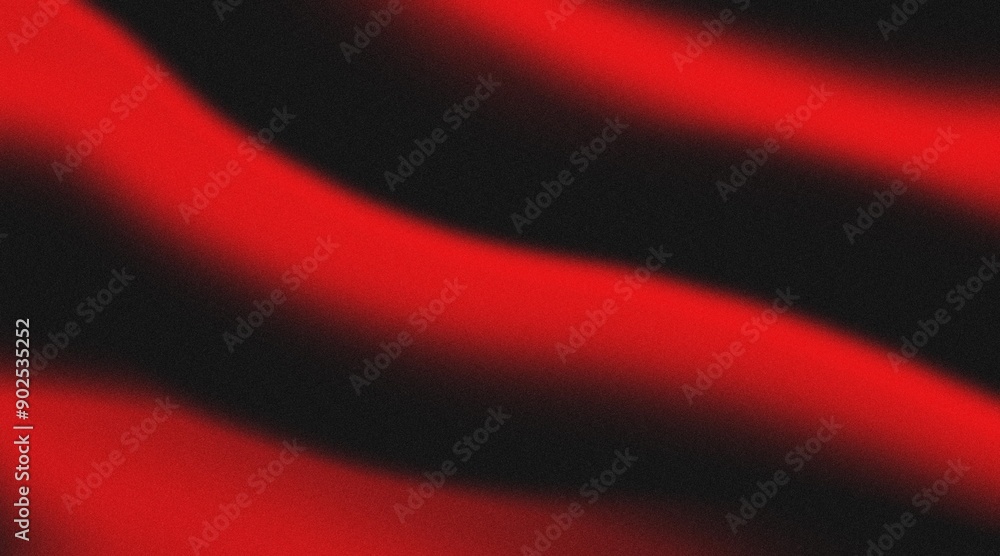 Fototapete abstract black and red waves for backgrounds chromatic flow abstract waves