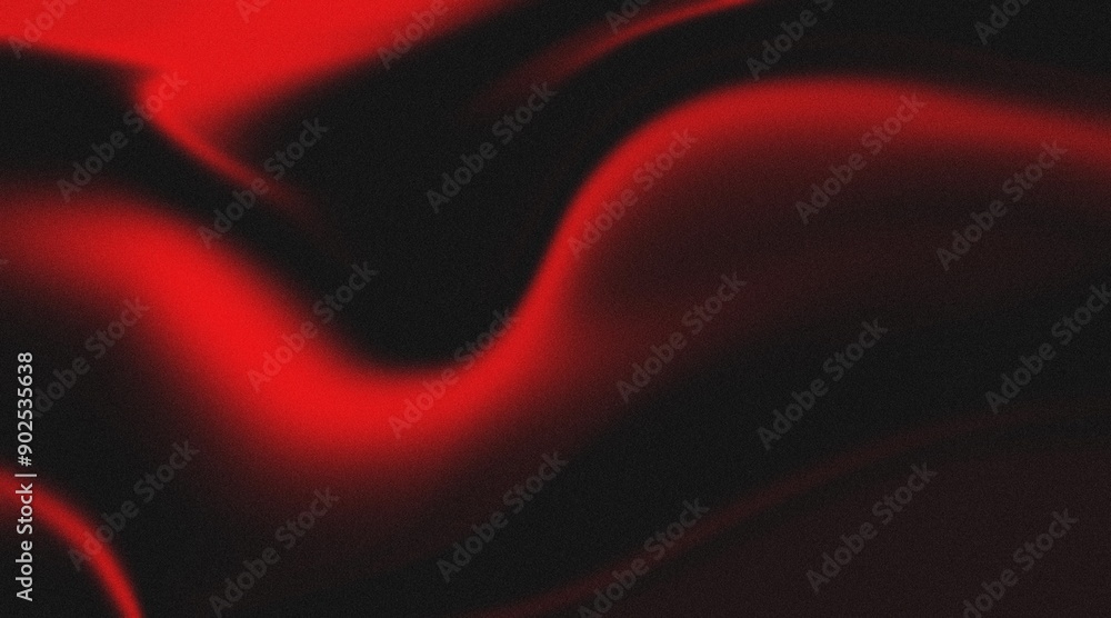 Fototapete abstract black and red waves for backgrounds chromatic flow abstract waves