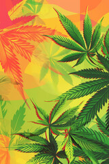 background for a business presentation about legal medical cannabis