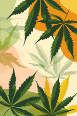 background for a business presentation about legal medical cannabis