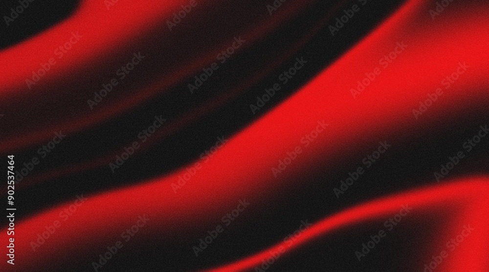 Fototapete abstract black and red waves for backgrounds chromatic flow abstract waves