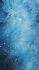 Obraz premium Digital technology blue and white water element abstract graphic poster background with generative