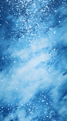 Fototapeta premium Digital technology blue and white water element abstract graphic poster background with generative