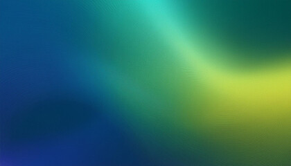 Fototapeta premium Abstract Vibrant Color Flow with Grainy Background in Blue and Green Gradient, Featuring Noise Texture for Eye-Catching Banner Design