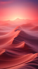 Digital technology minimalist gradient landscape abstract graphic poster with generative