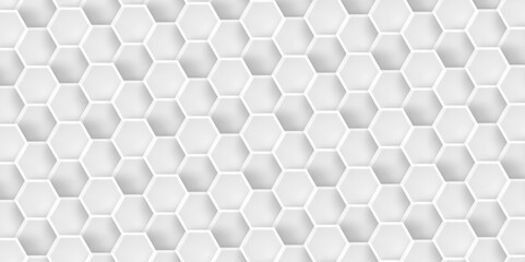 Background with hexagons. Abstract background with lines. white texture background. hexagon abstract background. Surface polygon pattern with glowing hexagon paper texture and futuristic business.