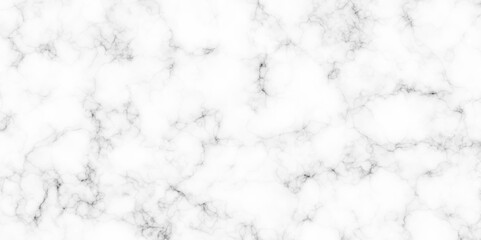 White marble texture Panoramic white background. Texture Background, Black and white Marbling surface stone wall tiles texture. Close up white marble from table, Marble granite white background.