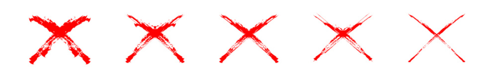 cross red background vector isolated on white background. x text for symbol or mark decoration element on application or web illusttration no or cancel choice button on examination