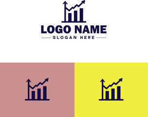 Obraz premium Management consulting icon Strategy consulting Management advisory Business consultancy flat logo sign symbol editable vector