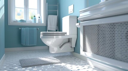 Pathogen growth around bathroom vents, germs, bathroom, showing air circulation issues