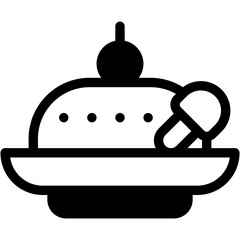 Vector Icon Risotto, Mediterranean, Food, Italian Food, Healthy Food