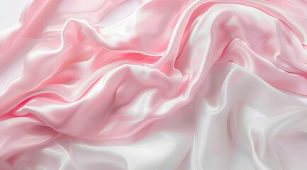 Obraz premium White background, a light pink gradient in the middle, soft and smooth.