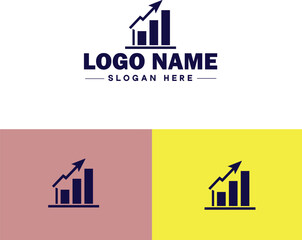 Fototapeta premium Management consulting icon Strategy consulting Management advisory Business consultancy flat logo sign symbol editable vector