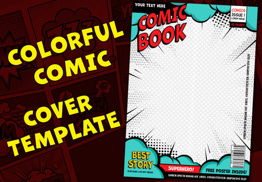 Full Vector Comic Cover Design