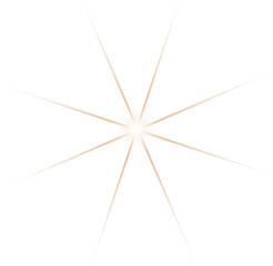 Gold Star PNG, Golden Sparkle with Transparent Background