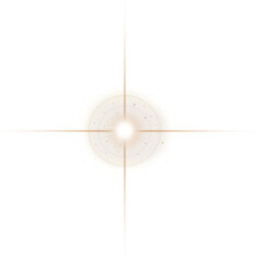 Gold Star PNG, Golden Sparkle with Transparent Background