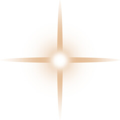 Gold Star PNG, Golden Sparkle with Transparent Background