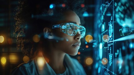 A group of innovators presenting their technological breakthroughs at a science fair, showcasing diverse projects, more clarity with clear light and sharp focus, high detailed